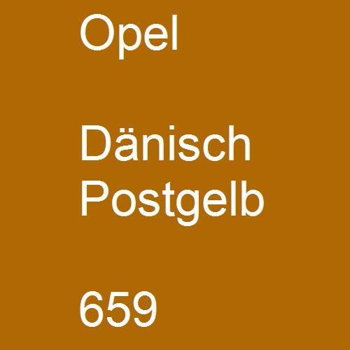 Opel, Dänisch Postgelb, 659.